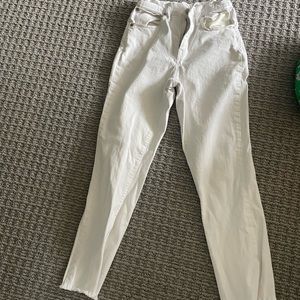 Madewell white jeans